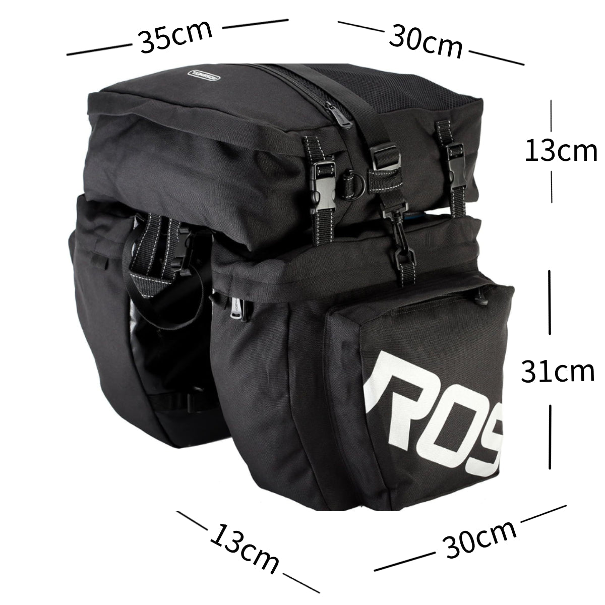 Sacoche arrière pour vélo 3 en 1