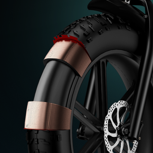 Pneus gras triples couches pour AllTerrains