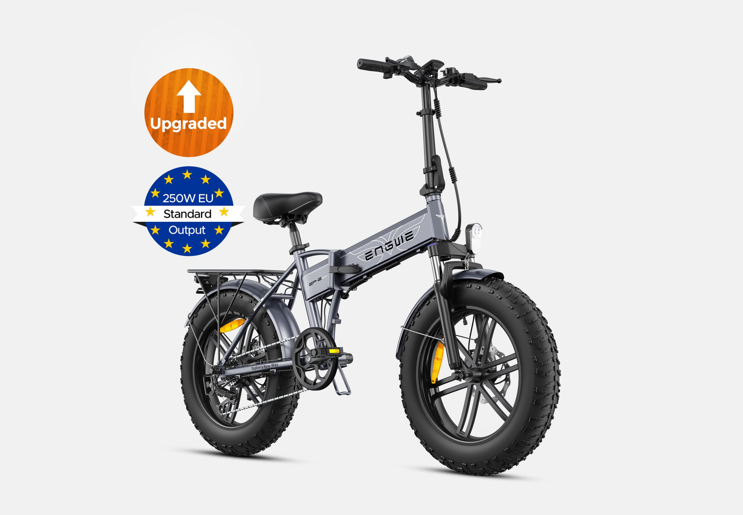 Engwe EP-2 Boost Tout-Terrain 250W 120 km Capteur de Couple Vélo Électrique