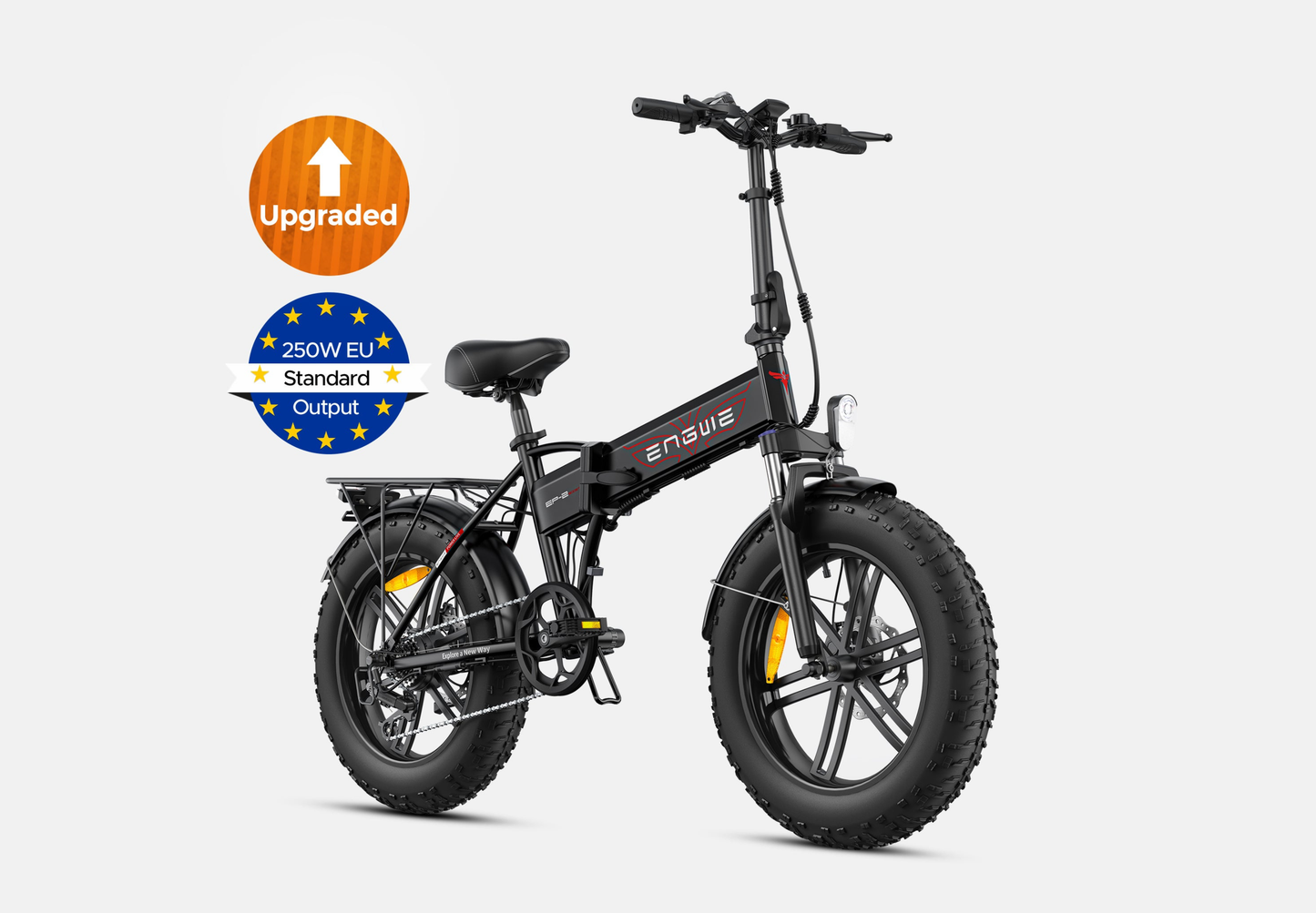 Engwe EP-2 Boost Tout-Terrain 250W 120 km Capteur de Couple Vélo Électrique
