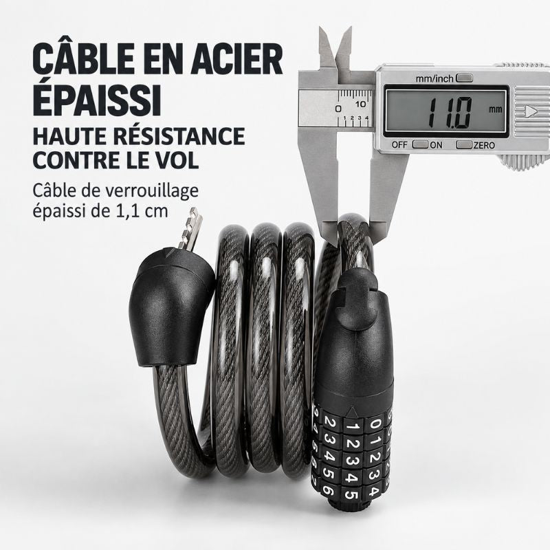 Antivol à code pour vélos électriques