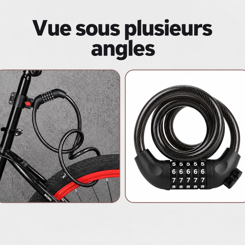 Antivol à code pour vélos électriques